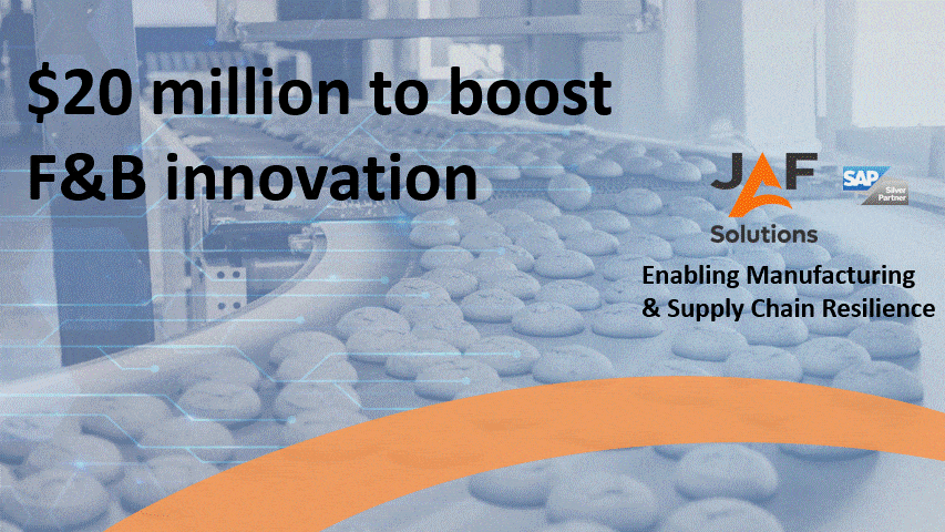 $20 million to boost F&B innovation