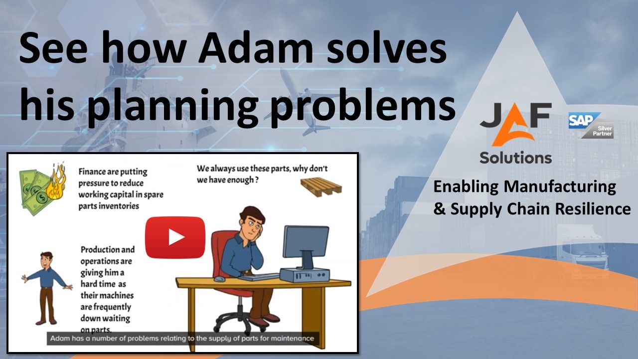 Adam solves his MRO planning problems