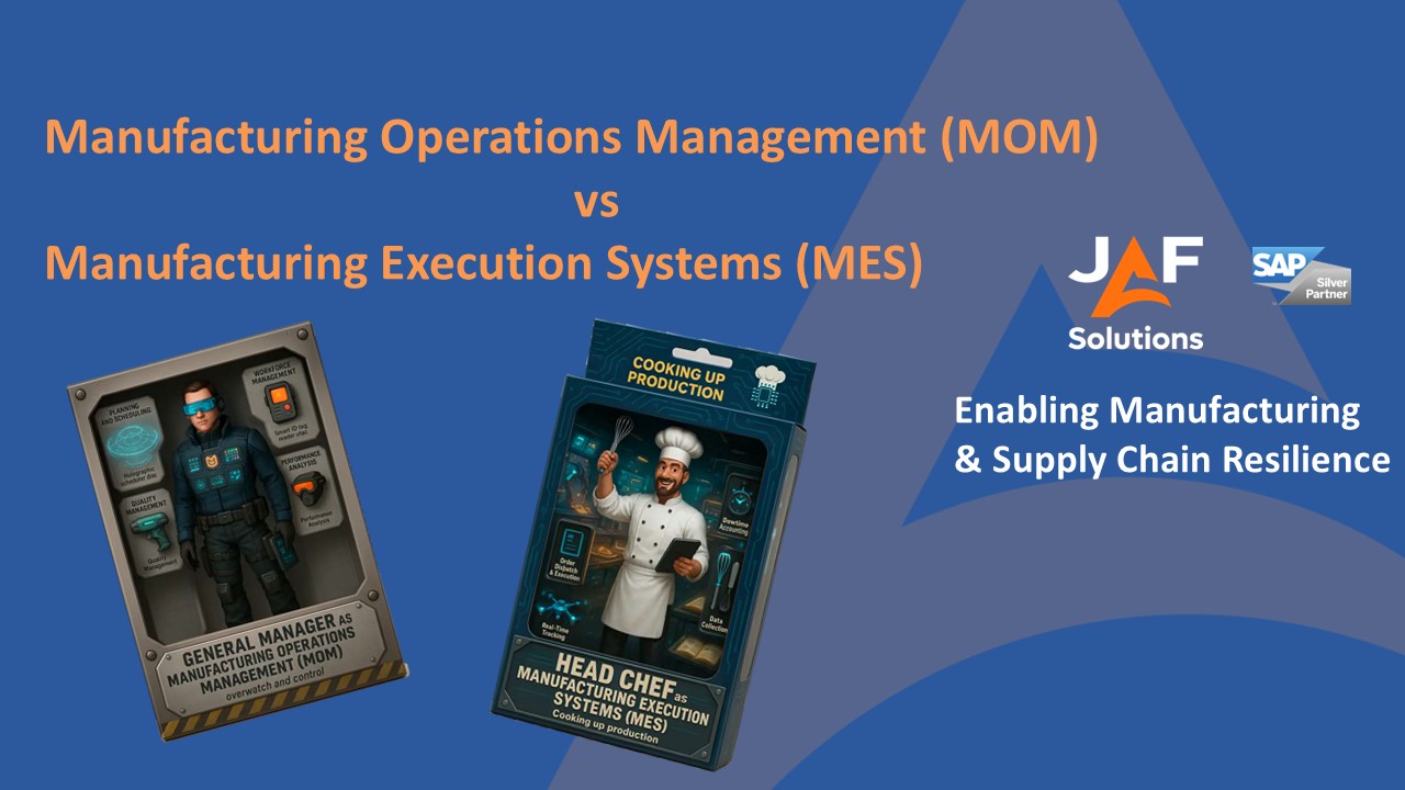Manufacturing Operations Management (MOM) vs Manufacturing Execution Systems (MES)