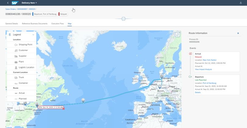 Geo Location Tracking of Shipments