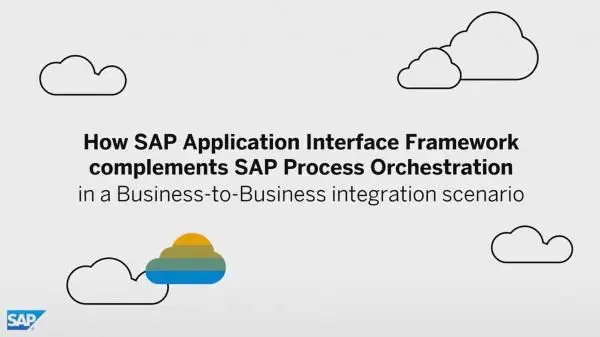 SAP Process Orchestration and SAP Application Interface Framework